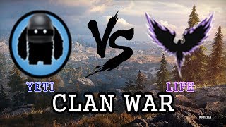 WOT Clan War SEA : YETI vs LIFE  Karelia Arty is God