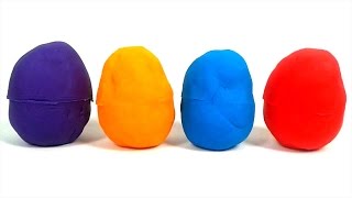 ARCOIRIS PLASTILINA Huevos sorpresa en Español con Juguetes y Sorpresas Disney y mas...