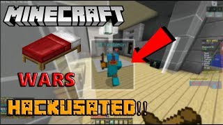 HE THOUGHT I WAS HACKING?! (Minecraft Bed Wars) w/BoboGaming!