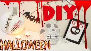 DIY на Хэллоуин/Поделки на Хэллоуин/Череп/Decorating Paper Mache Halloween Things