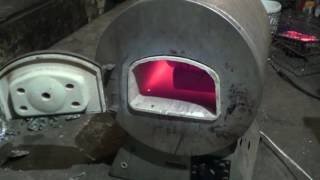 Плавка и отливка алюминия в гаражных условиях, в муфельной печи. Aluminum smelting.
