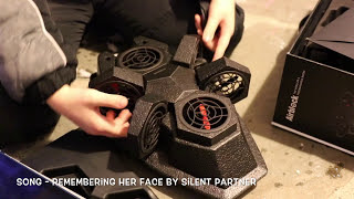 Makeblock Airblock Hovercraft Configuration First Test and Demo in Snow by Andy / AndysTechGarage