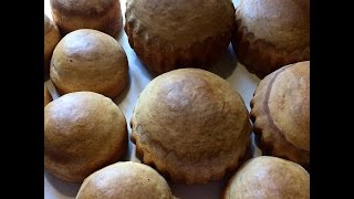 Хлеб из русской печи в разрезе.