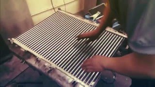 Замена сот интеркулера DAF