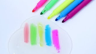 KOLOROWANIE SLIMÓW! ASMR Relaksujące Kolorowanie Slime