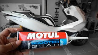 GANTI OLI GARDAN HONDA PCX  | MOTUL SCOOTER GEAR