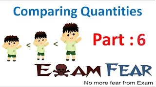 Maths Comparing Quantities part 6 (Percentage) CBSE Class 7  Mathematics VII