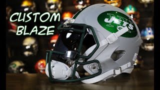 HELMET BUILD - NY Jets NFL Blaze Riddell Speed Upgrade