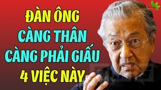 Càng Thân Càng Phải Giấu Kỹ 4 Việc Này Kẻo Gặp Đại Họa - Sống Khôn Ngoan Ở Đời Nhớ Kỹ