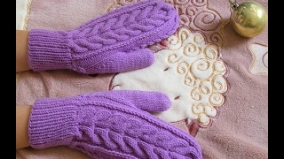 Связать Варежки Спицами с Узором  2108 / Assign spokes with patterns Mittens /Weisen Sie Speichen