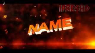 Топ 10 самых крутых INTRO для канала на ютуб№2