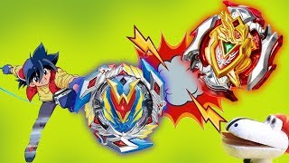 БИТВА БЕЙБЛЭЙДОВ! Ахиллес против Вольтраека! Видео для детей. Мультики с игрушками. Дракоша Гоша!