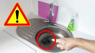 КУХОННАЯ МОЙКА НЕ БУДЕТ ЗАБИВАТЬСЯ ЕСЛИ СДЕЛАТЬ ЭТО