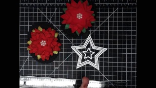 Poinsettia Easel Card Using Dies LIVE