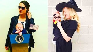 Самые оригинальные костюмы на Хеллоуин для малышей и их родителей