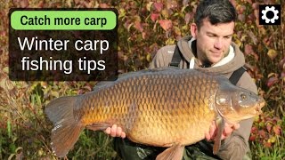 Winter carp fishing tips