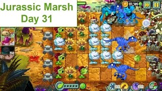 Plants vs Zombies 2   Jurassic Marsh Day 31