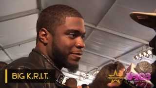 Big Krit On Red Carpet For BET Hip Hop Awards With V-103's Greg Street
