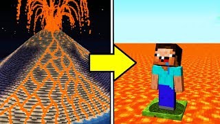 ИЗВЕРЖЕНИЕ ВУЛКАНА ЗАГНАЛО НУБА В ЛОВУШКУ В МАЙНКРАФТ! КАК ВЫЖИТЬ В MINECRAFT? МУЛЬТИК