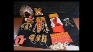 Yakshagana  make up and costume for male role part 2 - Yakshagana Vesha kattuva pari !