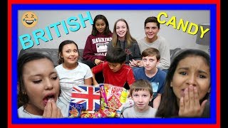 FOREIGN CANDY TASTE TEST | TRYING UK CANDY | PUMPKIN CARVING 2018