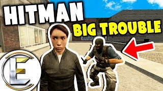 Hitman BIG TROUBLE - Gmod DarkRP (The Whole Server Knows Who I Am)