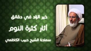 آثار كثرة النوم _ سماحة الشيخ حبيب الكاظمي