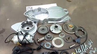 Электростартер, стартер, комплект стартера ЯВА/JAWA 350, 640, 638, 639, 12V Made in Чехия