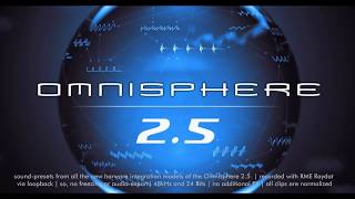 Omnisphere 2.5 HD soundsamples from the new hardware integration