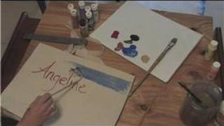 Painting on Canvas : How to Paint Canvas Totes