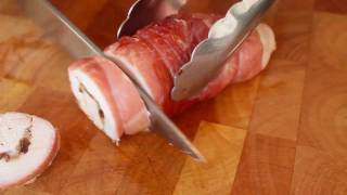Prosciutto Wrapped Chicken Breast Stuffed with Dried Cherries - Valentine's Day Entree Special