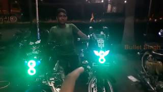 angel eyes light for bikes - pulsar 220 headlight modified - bullet singh boisar