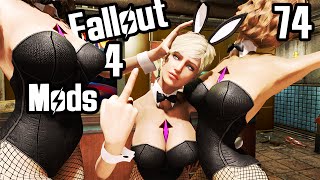 Fallout 4 Mod Review 74 - BUNNY GIRLS and FIRST POSE MOD EVER - Boobpocalypse