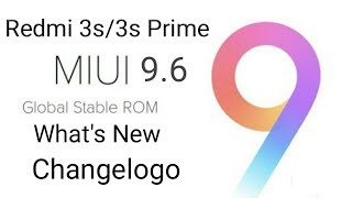 Redmi 3s/3s Prime MIUI 9.6 Stable Rom Feature Leaked