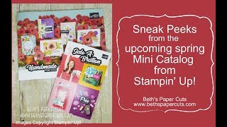 2020 sneak peeks from the new Mini Catalog ~ Beth's Paper Cuts