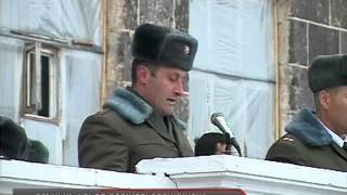 Տոնական շքերթ Գյումրու զորամասում