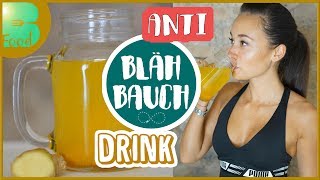 Blähbauch bekämpfen - Gesunder Drink für einen flachen Bauch