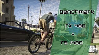 RX 480 + Ryzen5 1400 - GTA V ‹ GamerPC › BR