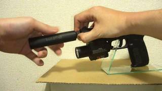 東京マルイ　FN5-7(Five-seveN:ファイブセブン)【オールブラック・サプレッサー仕様】