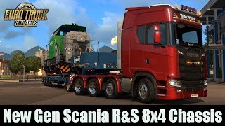 ✅ ETS2 1.30 Open Beta - New Gen SCANIA R&S 8x4 Chassis Addon