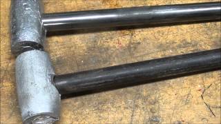 SHOP TIPS #171 Casting Lead Hammers 2 methods tubalcain