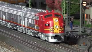 Märklin 26496 EMD F7 Santa Fe Super Chief einmal De Bahn Fahrt mit Ontario-Northland F7