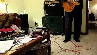 Gibson Les Paul Standard DC with Marshall JCM 800 4210 Combo