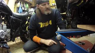 Yamaha XVS1300 Working on the Bike, Part 1,