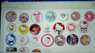 Картинки под эпоксидную наклейку для крышечки  на бантики / Images, cover and epoxy stickers