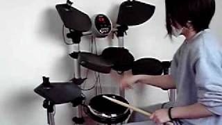 少女Ｓ　中学生ドラム初心者（ミスありｗ）