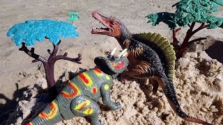 Dino Attack! Predator vs.  Prey! Dinosaurs Video For Kids