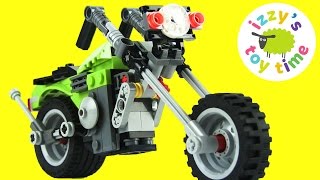 LEGO Toys  | Unboxing and Building a LEGO Motorcycle! Family Fun from Izzy's Toy Time