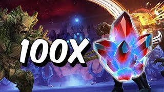 100x Alliance Quest Map 5/6 Crystal Opening! - Marvel Contest Of Champions