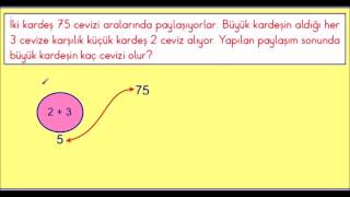 2015 Yeni 4  Sınıf Matematik Bölme İşlemi Problemleri 03